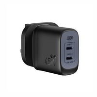 شاحن جداري JODA Mobi بقوة 45 واط بمنفذين تايب سي -...