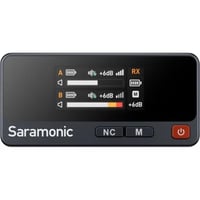 ميكروفون سارامونيك لاسلكي لشخصين تردد 2.4 جيجا هرت...