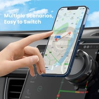 ستاند دريب شفط للجوال مغناطيسي قابل للدواران 360 د...