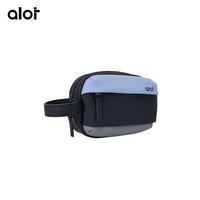 شنطة يد Alot جلد مقاس 11*7*16 سم - ازرق ورمادي