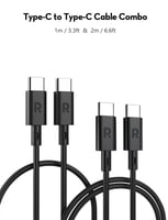 سلكين راف باور تايب سي الى تايب سي 1 متر + 2 متر -...