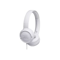 سماعة رأسية سلكيه تون 500 JBL جي بي ال - ابيض