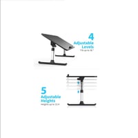 طاولة سايجي صغيرة متعددة الاستخدام - اسود