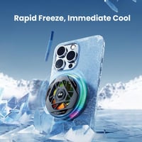 مروحة تبريد دريب للجوال مغناطيسي مع شاشة ليد وقبضة...