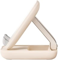 ستاند جوال بيسوس قابل للطي مع مرآة - وردي