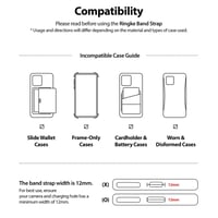 مشبك حزام رينكي مع خاتم للجوال تيكيت اصفر