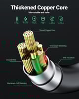 سلك AceFast تايب سي الى يو اس بي بطول 1.2 متر - اس...