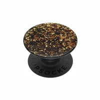 مسكة جوال بوب سوكيت اسود ذهبي