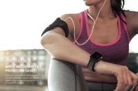 uniq case حماية لساعة ابل مقاس 40 مم - اسود