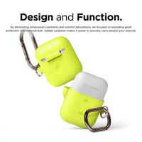 elago cases لسماعة ابل مع ميدالية 2 و1 - نيون أصفر