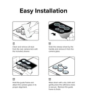 حماية عدسات رينكي جالاكسي s22 الترا اسود