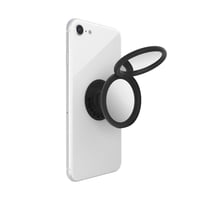 مسكة جوال بوب سوكيت مرآة أسود لامع