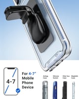 حامل جوال AceFast D16 للسيارة بفتحة المكيف - رمادي