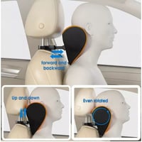 وسادة الرقبة في السيارة - اسود