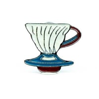 بروشات ادوات القهوة - بروش في 60 ابيض