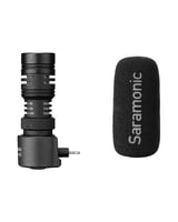 سارامونيك مايك موجه لايتننق مع منفذ للسماعه 3.5 مم