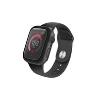 كفر وحامي شاشه يونيك لساعه ابل 40 مم - اسود