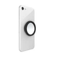 مسكة جوال بوب سوكيت مرآة أسود لامع