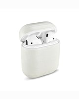 كفر مور بلس ايربودز جلد - ابيض