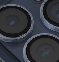 حماية كاميرا يونيك اوبتكس كريستال للايفون 15 برو -...