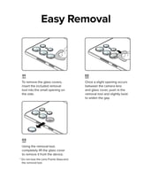 حماية عدسات رينكي جالاكسي s22 الترا اسود