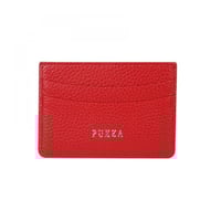 محفظة بوكا جلد سليم أحمر