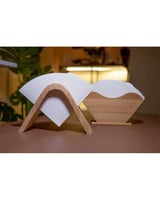 حامل فلاتر خشبي بمقاس 18*8*12cm