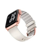 سوار ساعه ابل جلد 44/42 - فيفا مدريد - أبيض