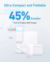 شاحن جداري انكر 323 بقوة 33 واط بمنفذ تايب سي ومنف...