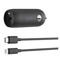 بيلكن شاحن سيارة بي دي 20 واط و كيبل تايب سي تو لا...