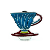 بروشات ادوات القهوة - بروش اداة في 60 ازرق