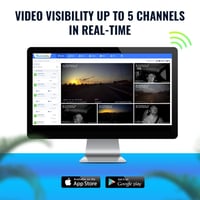 كاميرا سيارة داش كام Jimi امامية وخلفية وداخلية 4G...