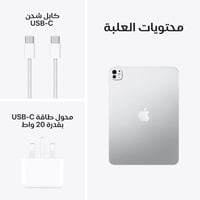 ابل ايباد برو 11 انش M5 واي فاي + شريحة 256GB فضي