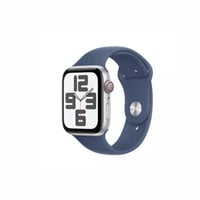 ساعة ابل SE GPS + Cellular مقاس 44 مم المنيوم فضي...