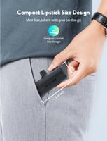 بطارية راف باور ميني بسعة 5000 ملي امبير بشاحن تاي...