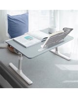 طاولة للابتوب للاستخدام بالسرير - رصاصي