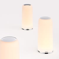 أوكي مصباح مكتبي مضئ - فضي