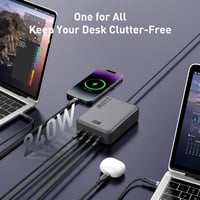 منصة شحن JODA PEAK بقوة 240 واط اربع منافذ تايب سي