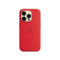 ابل كفر ماج سيف سليكون ايفون 14 برو احمر