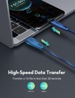 سلك راف باور تايب سي الى تايب سي نايلون بقوة 60 وا...