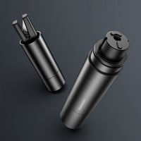 مطرقة حادة بيسوس لكسر الزجاج و قطع الحزام - رمادي