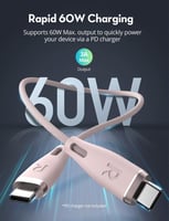 سلك راف باور تايب سي الى تايب سي نايلون بقوة 60 وا...