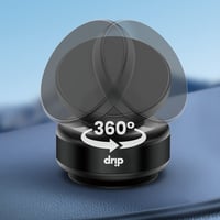 حامل مغناطيسي دريب للجوال قابل للدوران - اسود