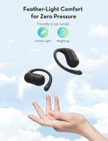 سماعة اذن راف باور لاسلكية - اسود