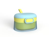 صندوق تخزين حليب مجفف ديريا مقاومة للسقوط - ازرق