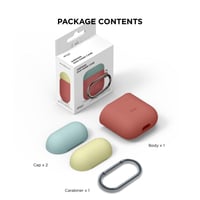 elago cases لسماعات ابل البلوتوث مزدوج اللون مع تع...