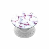 مسكة جوال بوب سوكيت رخامي ابيض