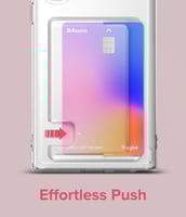 كفر رينكي فيوجن جالاكسي s22 الترا شفاف مع حافظة بط...