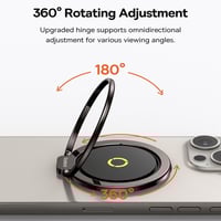 مسكة خاتم مغناطيسية مع ستاند بيسوس ماج برو - ذهبي