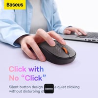 ماوس لاسلكي بيسوس F01A - رمادي